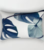 Botanical Leaf Polyester Lumbar Pillow Cover – 11.81 × 19.69 in (30 × 50 cm), 1 Piece