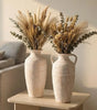 French Country Metal Vase – Faux Terracotta Finish, 2 Rustic Designs