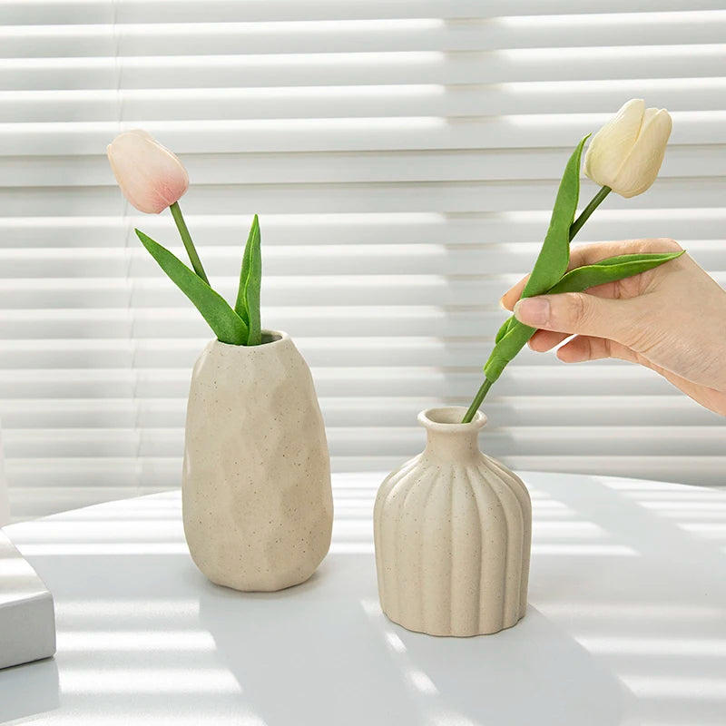 Modern Ceramic Tabletop Vase for Flower Arrangements