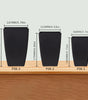 Modern Black Plastic Standing Flower Pot