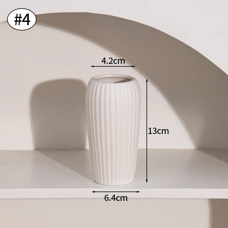 Modern Ceramic Tabletop Vase for Flower Arrangements
