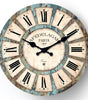 Rustic Wood-Grain Silent Wall Clock – Round Wooden Quartz Decor, 10–16 Inch