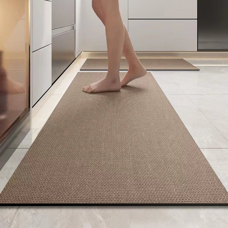 Printed Non-Slip Rubber Kitchen & Bathroom Mat – Absorbent, Moisture-Proof Long Floor Mat