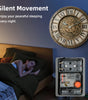 46 cm Moving Gears Wall Clock – Industrial Steampunk Roman Numeral Quartz Decor, 4 Designs