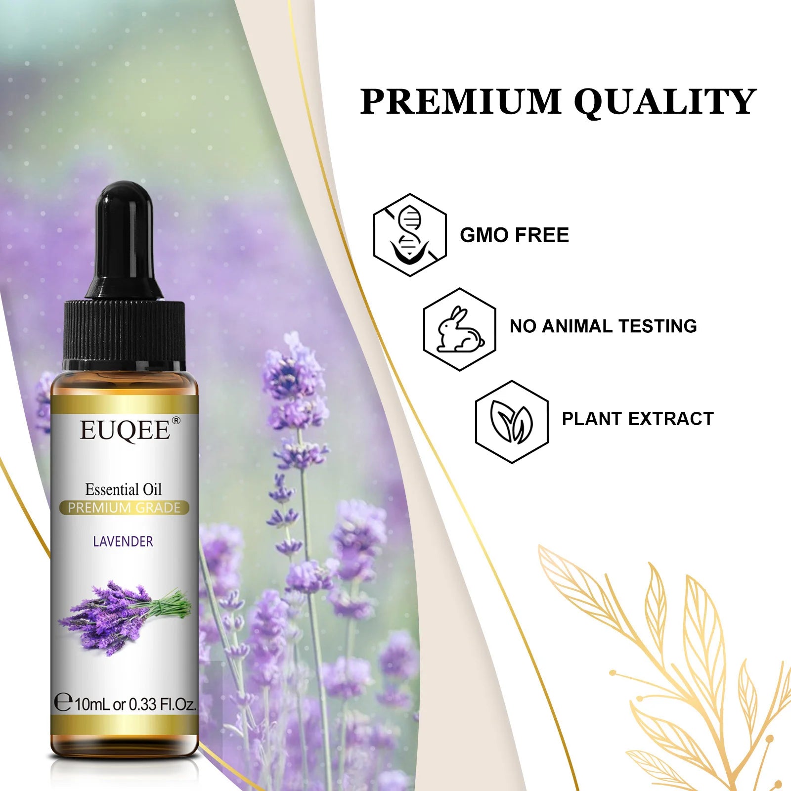 EUQEE 10ml Pure Essential Oil for Diffusers
