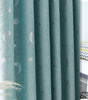 Blue Moon & Star 200 GSM Semi-Light Blocking Curtain Panel – 4 Hanging Styles