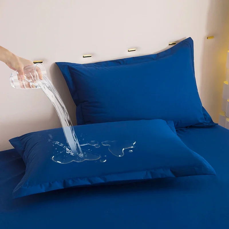 Waterproof Polyester & TPU Envelope Pillowcases – 20.08 × 29.92 in (51 × 76 cm), Set of 2