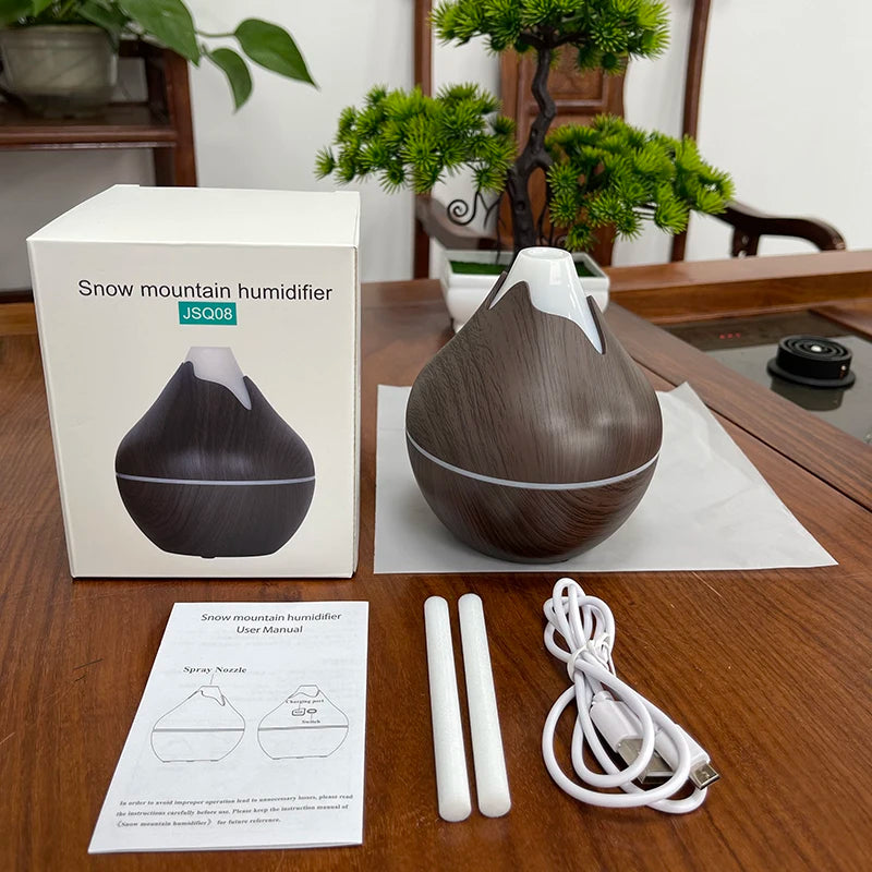 200ml USB Aroma Diffuser Mini Humidifier with LED Night Light