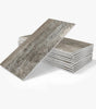 16-Piece Retro Grey Wood 3D Foam Peel-and-Stick Tile Stickers – Waterproof, Heat-Resistant & Scratch-Resistant
