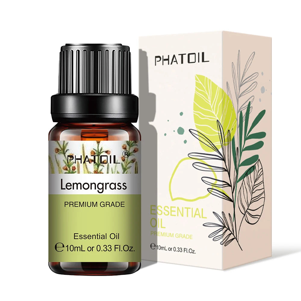 PHATOIL 2-Pack 10ml Pure Essential Oils for Diffusers