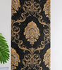 Luxury Damask 3D Embossed Waterproof PVC Traditional Wallpaper – Extra Thick, Washable & Fireproof