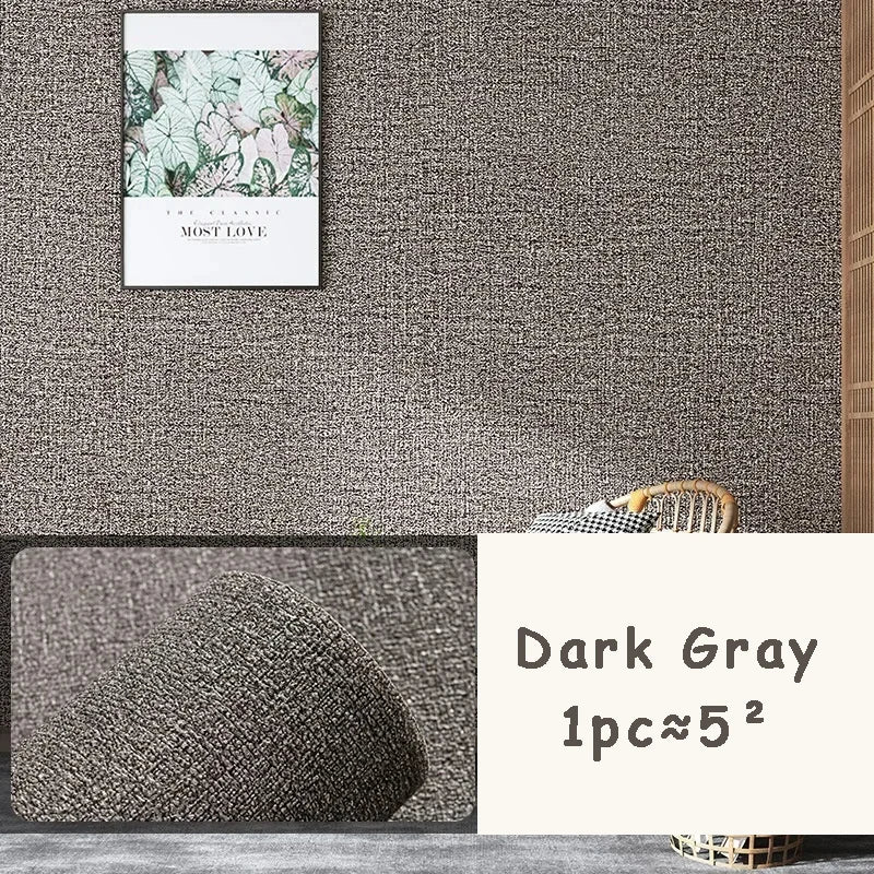 10m 3D Extra-Thick Waterproof PVC Peel-and-Stick Wallpaper – 2.5mm Embossed, Anti-Collision & Mould-Resistant