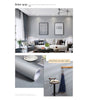 5m Pure Gray Waterproof Extra-Thick PVC Peel-and-Stick Wallpaper – Mould-Resistant for Bedrooms, Cabinets & Furniture