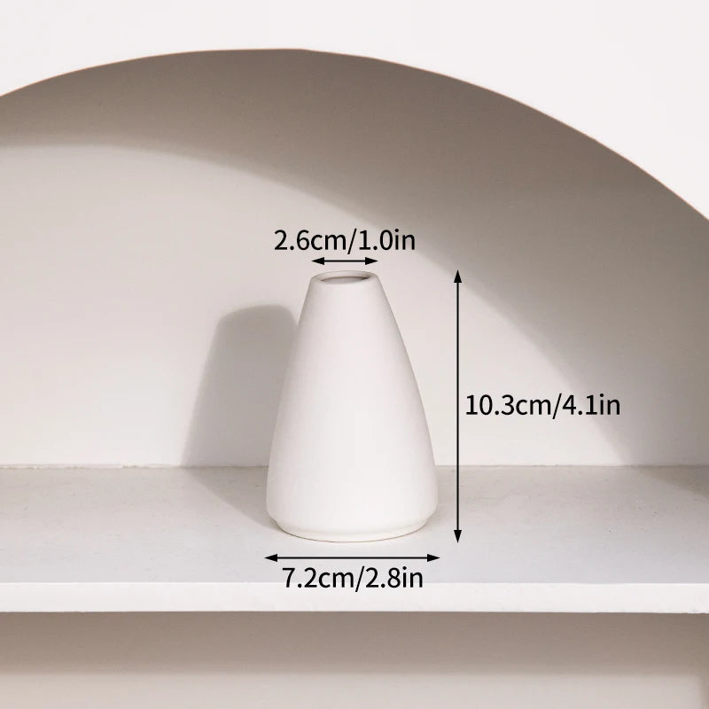 Modern Ceramic Tabletop Vase for Flower Arrangements