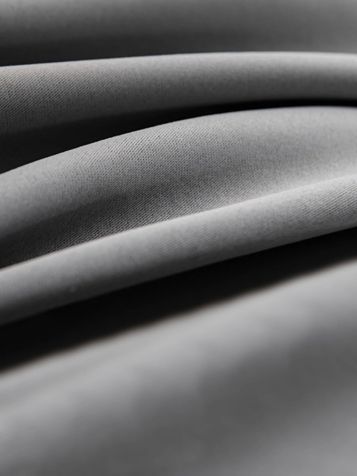 Dark Gray 200 GSM Double-Layer Semi-Light Blocking Curtain Panel – 3 Hanging Styles