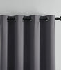 Gray 70%–90% Grommet Semi-Light Blocking Curtain Panel