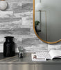 16-Piece Retro Grey Wood 3D Foam Peel-and-Stick Tile Stickers – Waterproof, Heat-Resistant & Scratch-Resistant