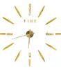 Gold Acrylic Mirror DIY Wall Clock – 11 Designs, 36 or 48 Inch