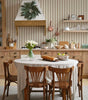 Modern Striped Traditional & Peel-and-Stick Wallpaper – Geometric Non-Woven Wall Design