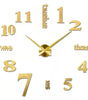 Gold Acrylic Mirror DIY Wall Clock – 11 Designs, 36 or 48 Inch