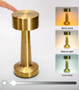 USB Rechargeable LED Table Lamp – Wireless Touch Control, 3 Color Dimmable Bedside Mood Light for Home