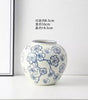 Retro Ceramic Vase – Light Luxury Tabletop Flower Vase for Living Room Decor
