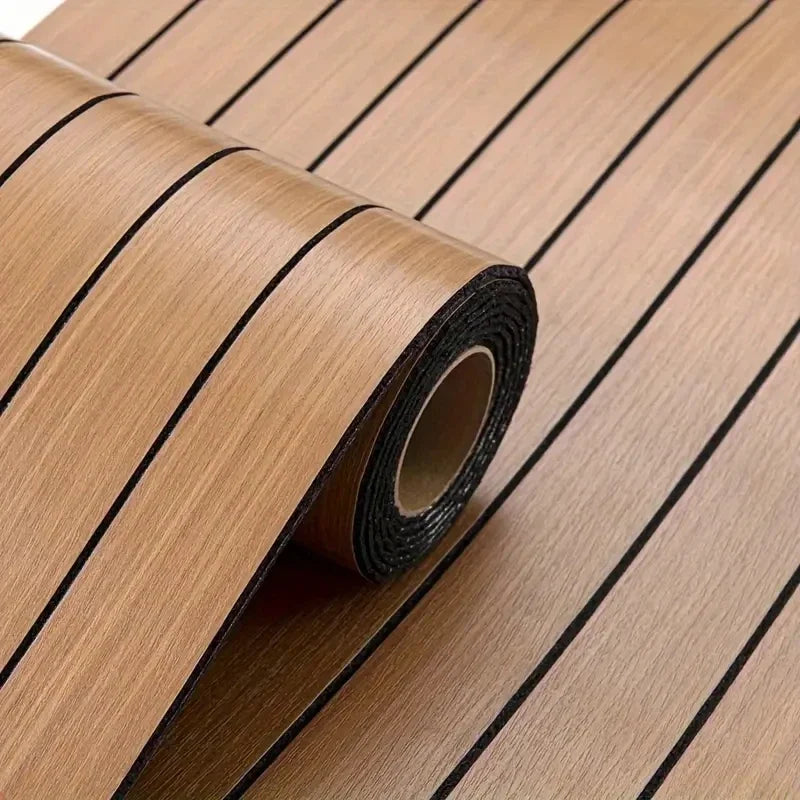 Extra Thick 3D Wood Grain Peel and Stick Wallpaper | Waterproof Self-Adhesive Vinyl Wallpaper