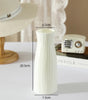 Modern Plastic Flower Vase – Simple Tabletop Vase for Hydroponic Flowers, Artificial Stems & Living Room Decor