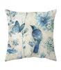 Ginkgo & Floral Polyester Pillow Cover – 19.69 × 19.69 in (50 × 50 cm), 1 Piece