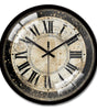 Vintage Roman Numeral Wall Clock – 8 in, Silent, Tempered Glass Face