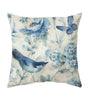 Ginkgo & Floral Polyester Pillow Cover – 17.72 × 17.72 in (45 × 45 cm), 1 Piece