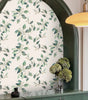 Grey Floral PVC Peel and Stick Waterproof Wallpaper for Furniture and Walls