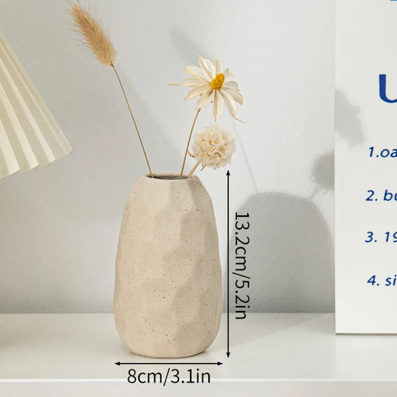 Modern Ceramic Tabletop Vase for Flower Arrangements