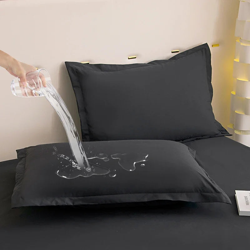 Waterproof Polyester & TPU Envelope Pillowcases – 20.08 × 29.92 in (51 × 76 cm), Set of 2