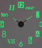 Luminous Acrylic DIY Wall Clock – 12 Designs, 36 or 48 Inch