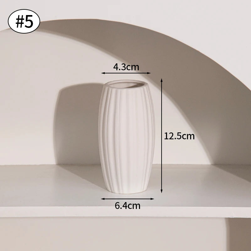 Modern Ceramic Tabletop Vase for Flower Arrangements