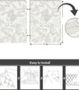 Vintage Boho Leaf Peel-and-Stick Wallpaper – Waterproof Removable Vinyl for Walls, Cabinets and Drawers