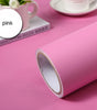 5m Pure Gray Waterproof Extra-Thick PVC Peel-and-Stick Wallpaper – Mould-Resistant for Bedrooms, Cabinets & Furniture