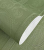 3D White Embossed Damask Waterproof & Oil-Resistant Vinyl Peel-and-Stick Wallpaper – Extra Thick & Removable