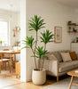 Artificial Dracaena Bamboo Tree Branch – Large Faux Corn Plant Leaves for Indoor Home & Office Decor