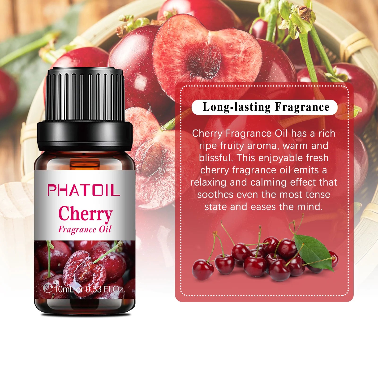 PHATOIL 10ml Fruity Fragrance Oil for Diffusers