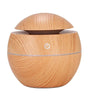200ml Mini Wood Grain USB Humidifier with LED Night Light