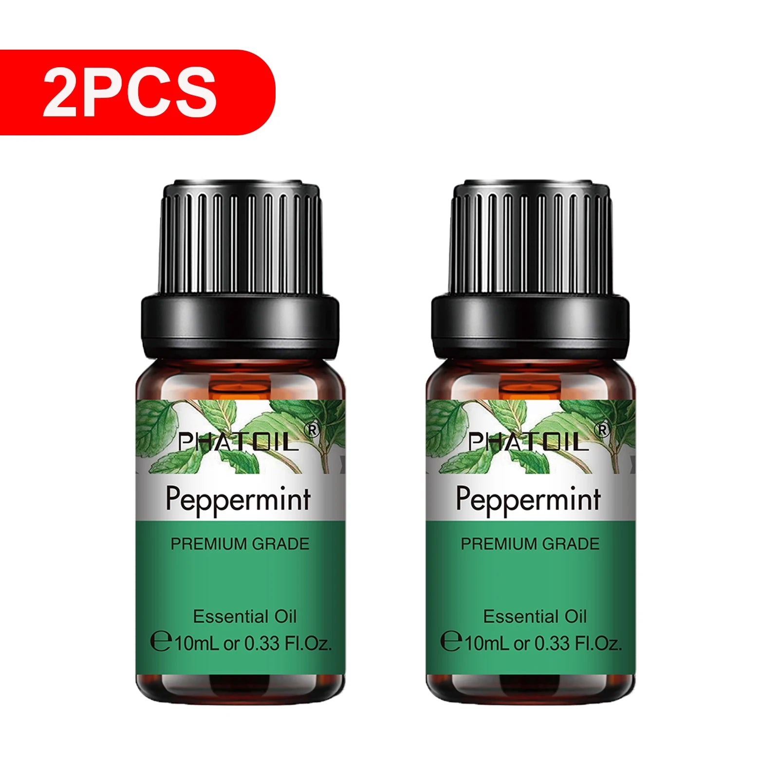 PHATOIL 2-Pack 10ml Pure Essential Oils for Diffusers