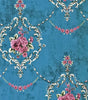 Vintage Damask Floral Peel-and-Stick Wallpaper – Waterproof Removable PVC Vinyl