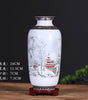 Modern Jingdezhen Porcelain Tabletop Vase – Designs G–K, 24 cm