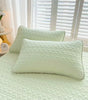 Quilted Polyester Pillow Cover – 17.72 × 27.56 in (45 × 70 cm), 1 Piece, Envelope or Zipper