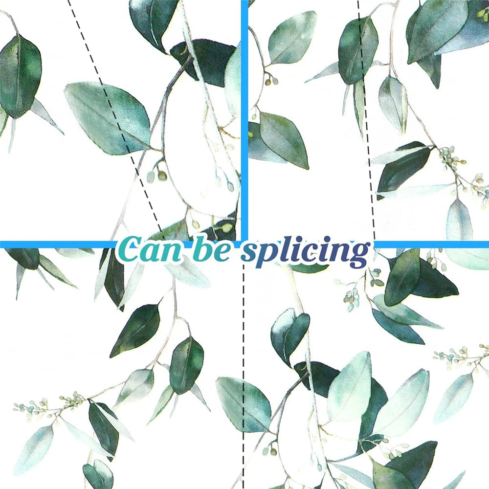 Floral Peel and Stick Wallpapers Green Self Adhesive Contact Paper Removable Waterproof Wallpaper For Bedroom Home Decoration