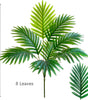 Large Artificial Palm Tree Branches – Tropical Fake Palm Leaf Plant for Home, Garden & Event Decoration