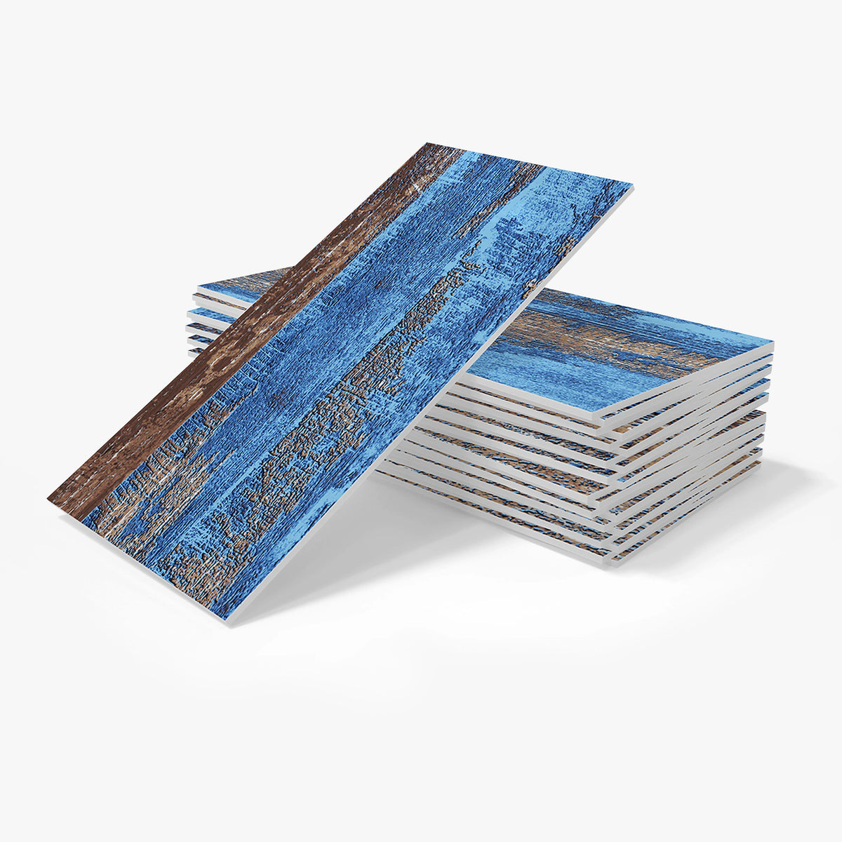 16-Piece Retro Grey Wood 3D Foam Peel-and-Stick Tile Stickers – Waterproof, Heat-Resistant & Scratch-Resistant