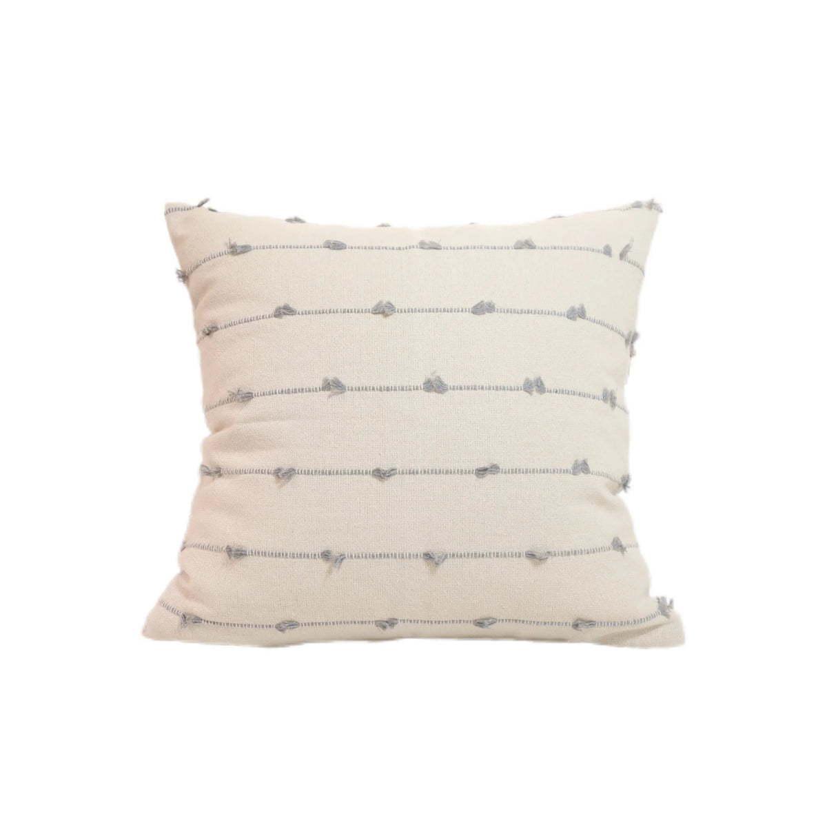 Gray & Black Jacquard Stripe Pillow Covers – Square & Lumbar
